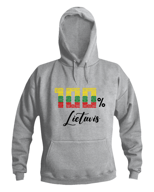Džemperis 100% lietuvis Džemperis 100% lietuvis